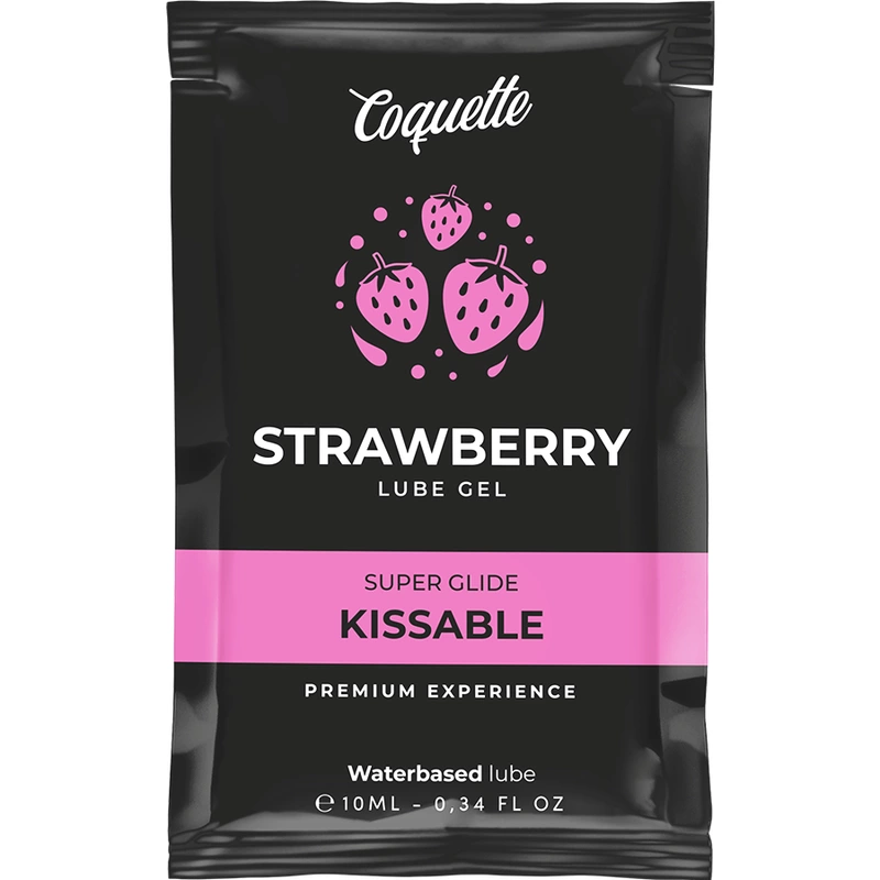 Coquette Chic Desire lubrikantas vandens pagrindu, braškių skonio, 10 ml