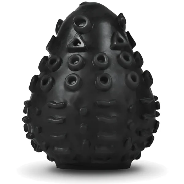 Gvibe G-Egg masturbatorius su 3D tekstūra, juodas, TPE