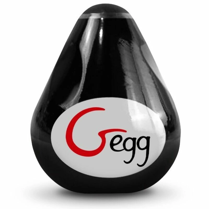 Gvibe G-Egg masturbatorius su 3D tekstūra, juodas, TPE