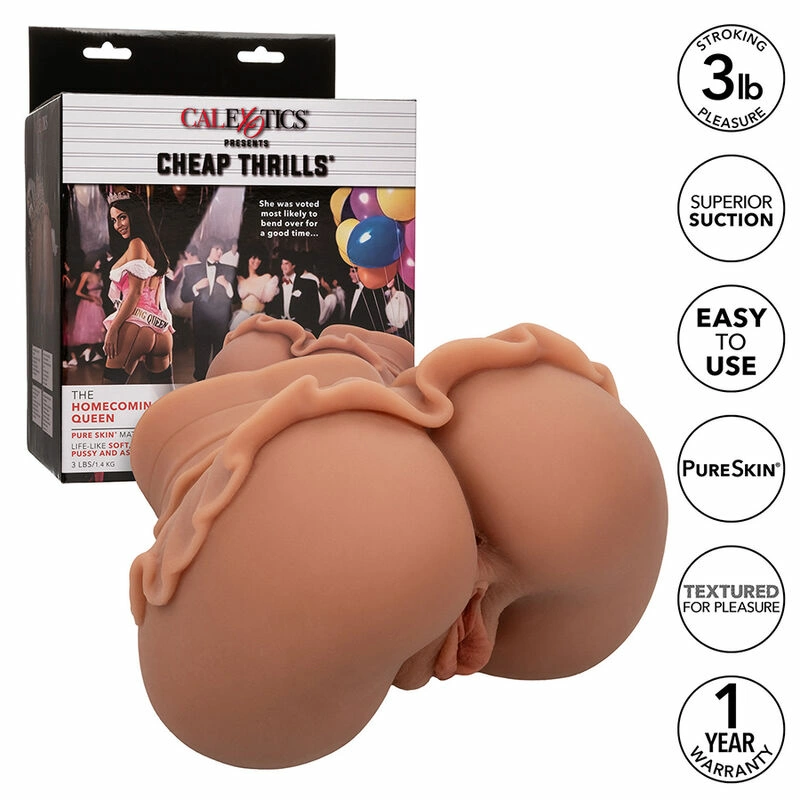 CalExotics Cheap Thrills The Homecoming Queen masturbatorius su dviem angomis, 1,4 kg