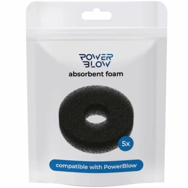Kiiroo Power Blow keičiami sugeriamieji poroloniniai įdėklai, 5 vnt.