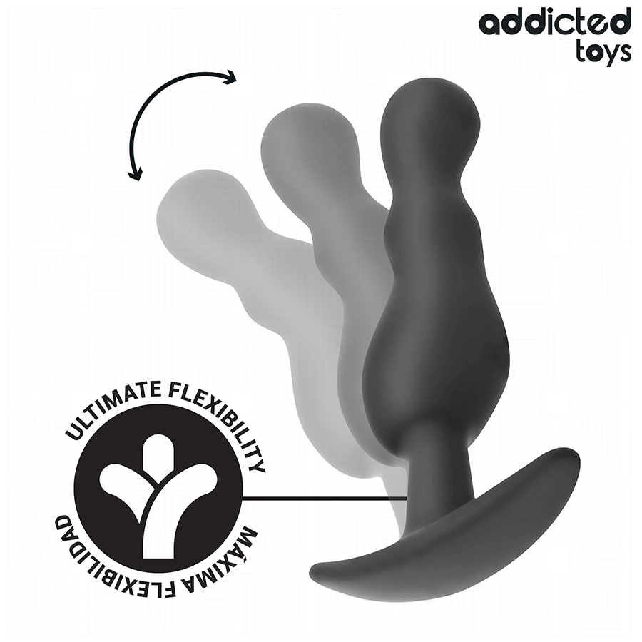 Addicted Toys Model 1 analinių kaiščių rinkinys iš silikono, 3 dydžiai