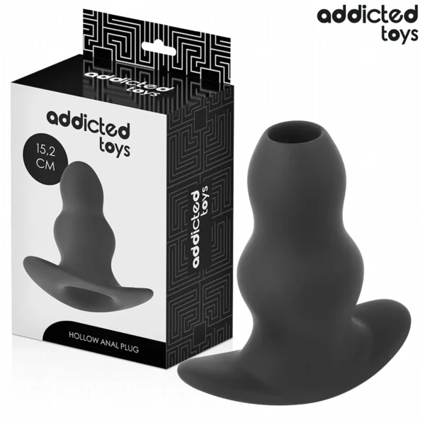Addicted tuščiaviduris analinis kaištis iš silikono, 15,2 cm, XXL