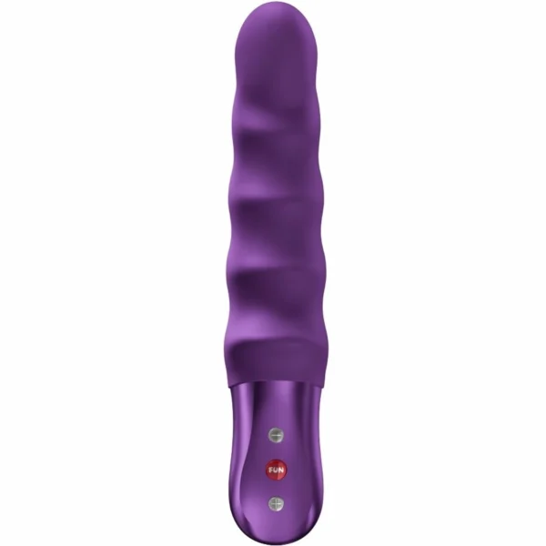 Fun Factory Stronic Surf pulsatorius su banguotu paviršiumi, Dark Violet