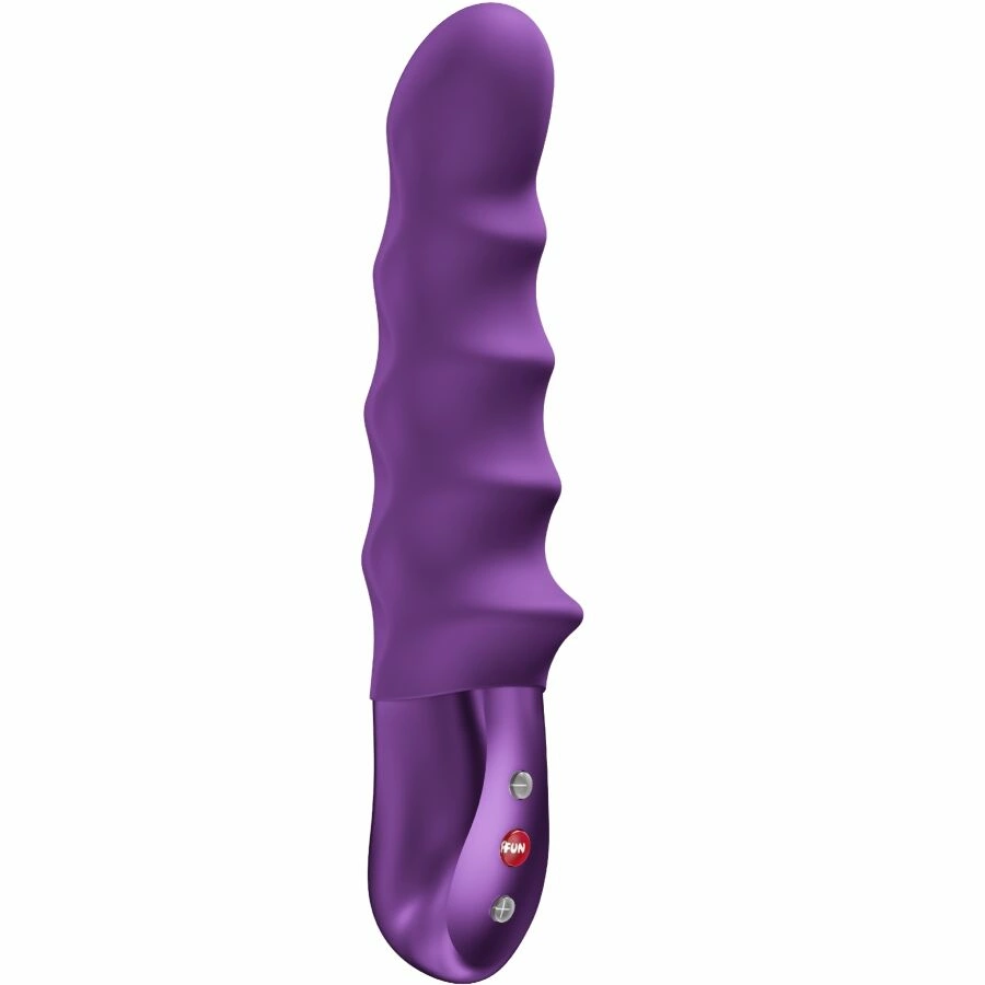 Fun Factory Stronic Surf pulsatorius su banguotu paviršiumi, Dark Violet