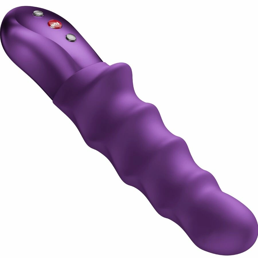 Fun Factory Stronic Surf pulsatorius su banguotu paviršiumi, Dark Violet