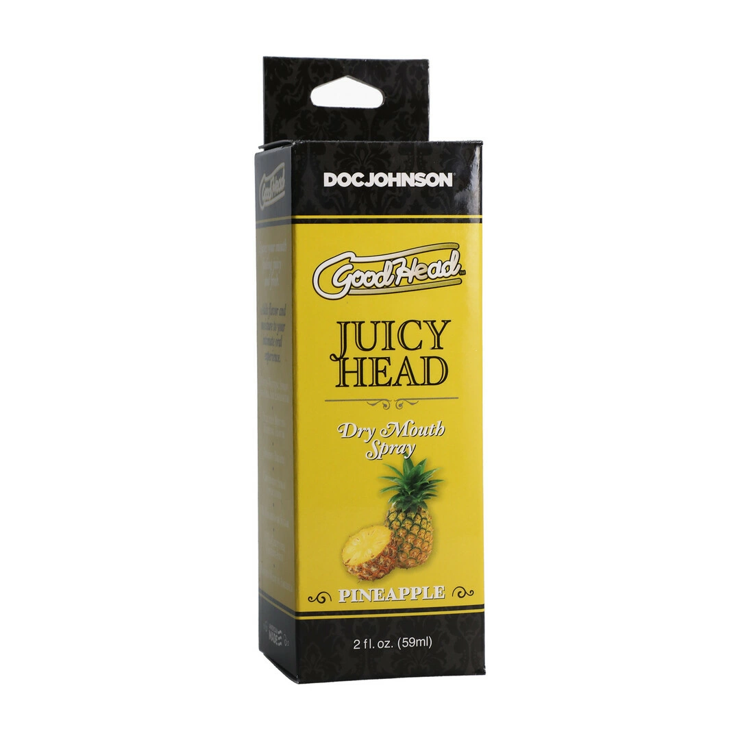 Doc Johnson GoodHead Juicy Head burnos purškiklis, ananasų skonio, 59 ml
