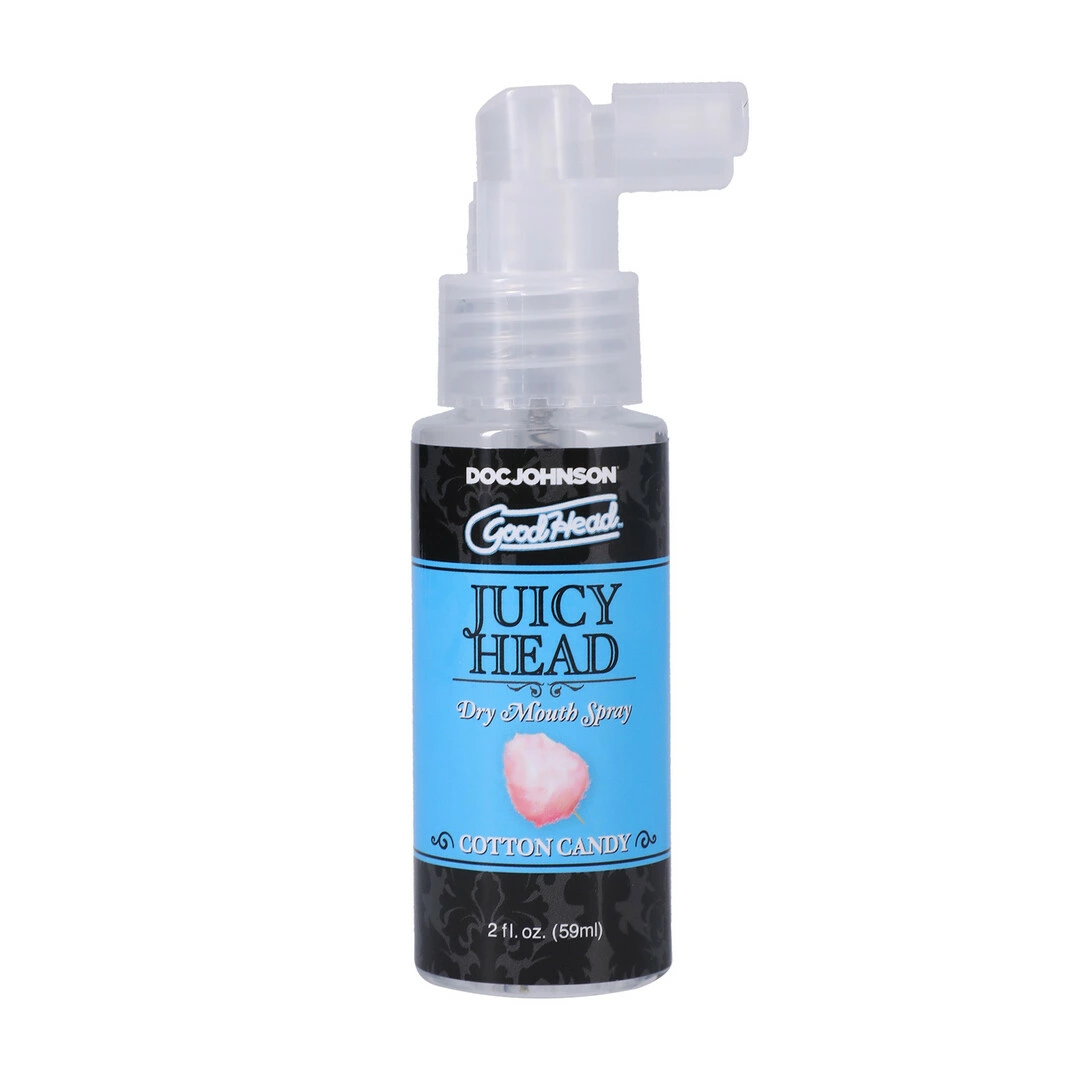 Doc Johnson GoodHead Juicy Head burnos purškiklis, cukraus vatos skonio, 59 ml