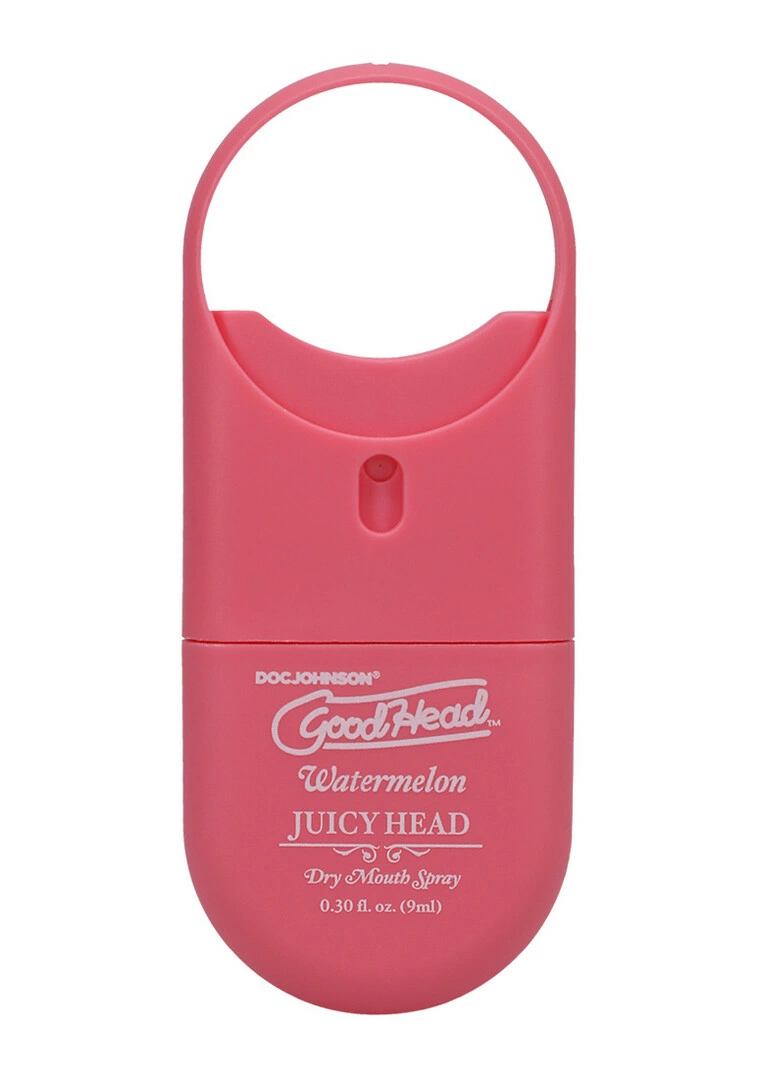 Doc Johnson GoodHead Juicy Head To-Go burnos purškiklis su arbūzo skoniu, 9 ml