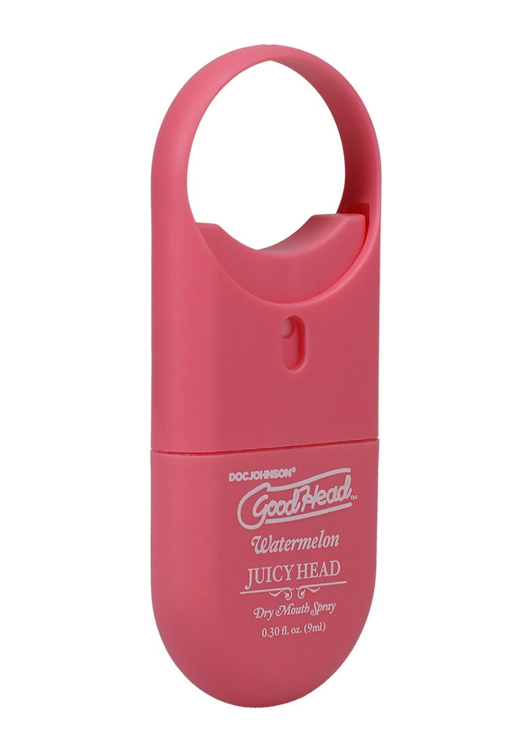 Doc Johnson GoodHead Juicy Head To-Go burnos purškiklis su arbūzo skoniu, 9 ml