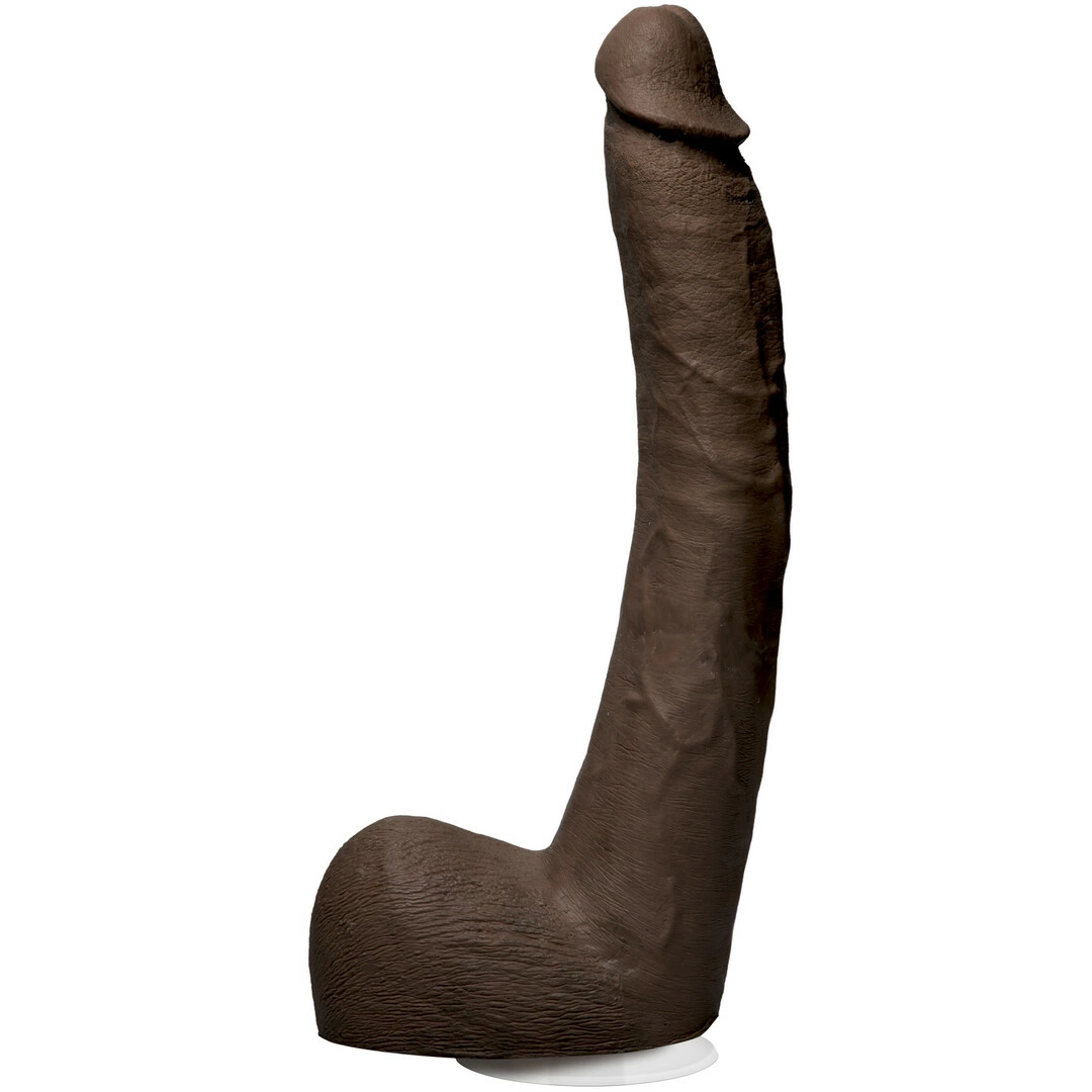 Doc Johnson Isiah Maxwell ULTRASKYN realistiškas dildo, dvigubo tankio, 25 cm