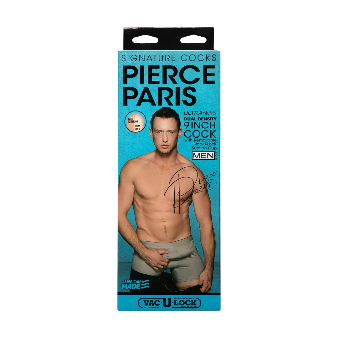 Doc Johnson Pierce Paris 22 cm dildo iš ULTRASKYN, kūno spalvos