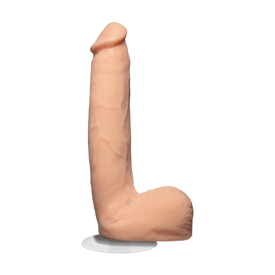 Doc Johnson Pierce Paris 22 cm dildo iš ULTRASKYN, kūno spalvos