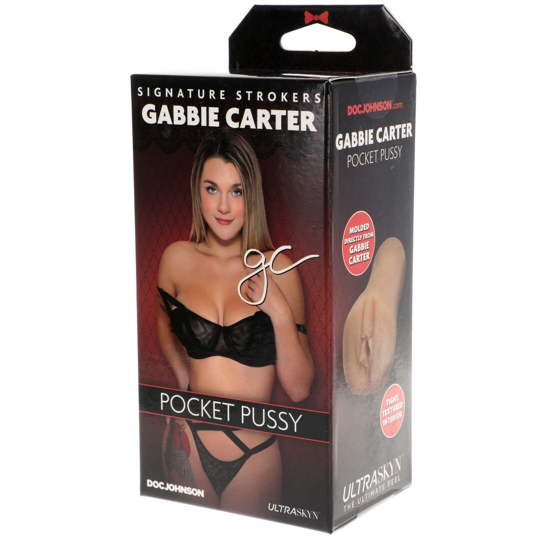 Doc Johnson Signature Stroker Gabbie Carter ULTRASKYN masturbatorius, odos atspalvio