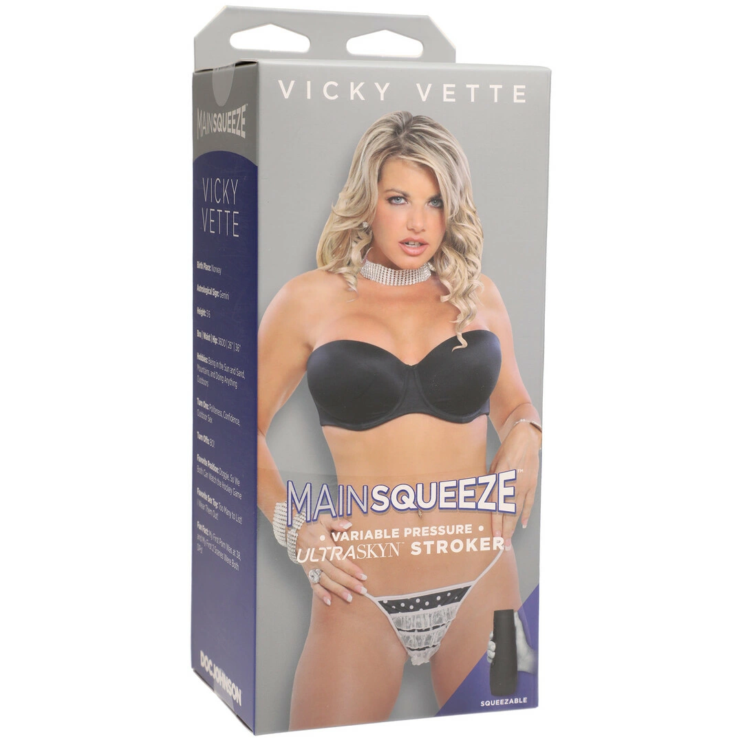 Doc Johnson Main Squeeze Vicky Vette ULTRASKYN masturbatorius su reguliuojamu spaudimu