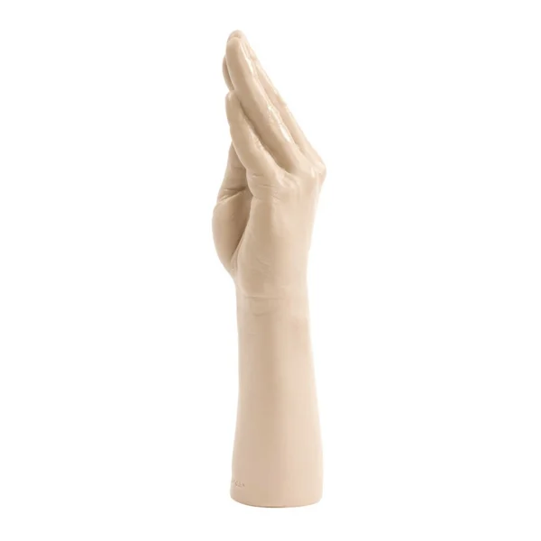 Doc Johnson Belladonna Magic Hand dildo, rankos formos, suglaustais pirštais, 29 cm