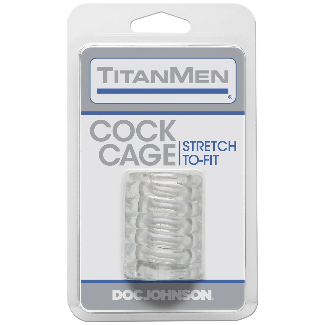 Doc Johnson TitanMen Sil-A-Gel varpos žiedas, juodas