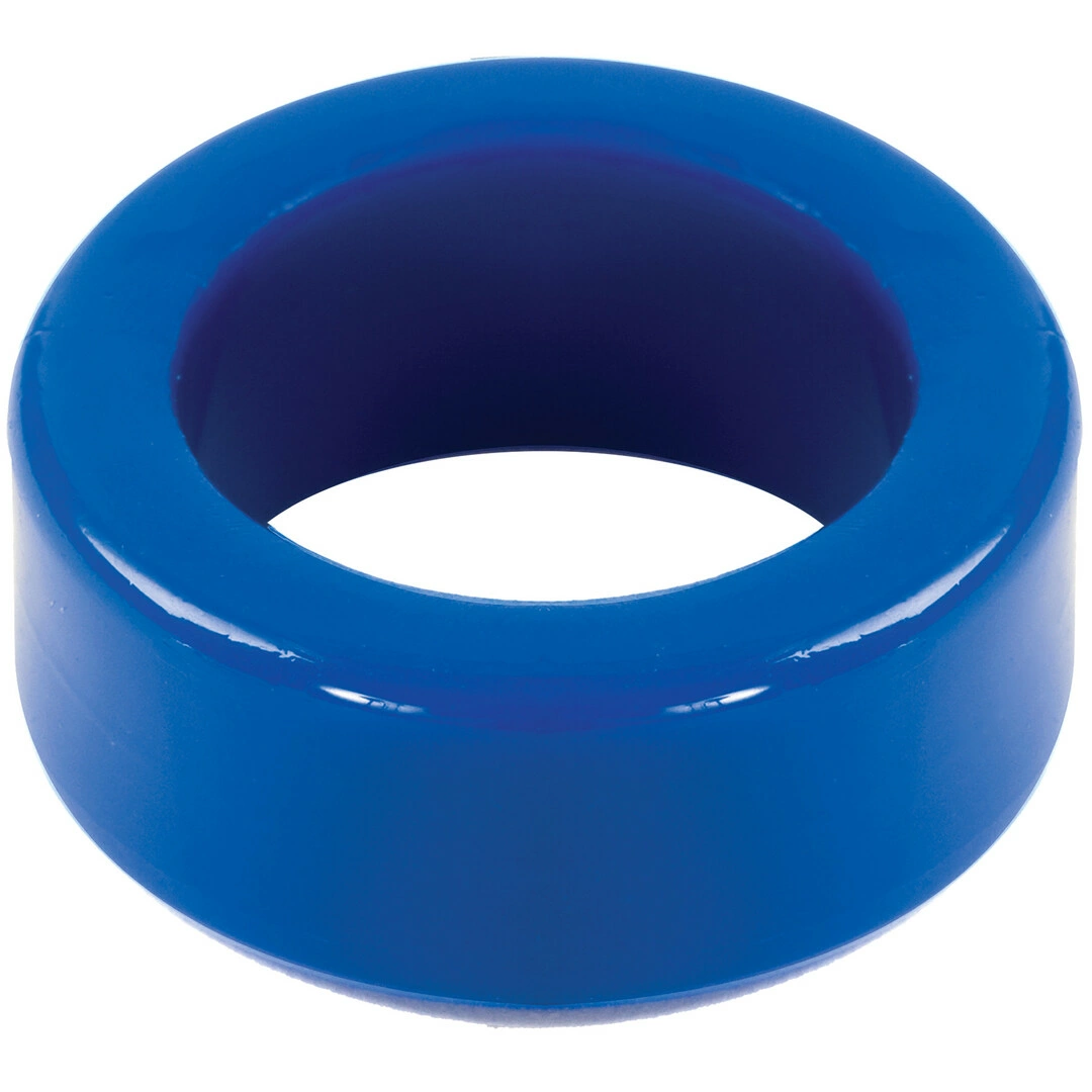 Doc Johnson TitanMen Stretch-To-Fit elastingas varpos žiedas, 2,5 cm skersmens, juodas