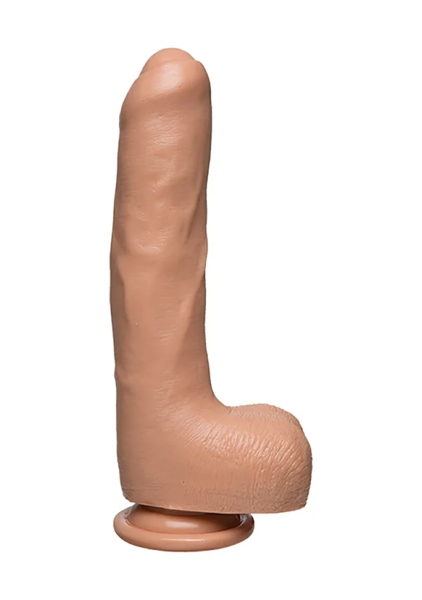 Doc Johnson The D Fat D realistiškas dildo su siurbtuku, 22 cm