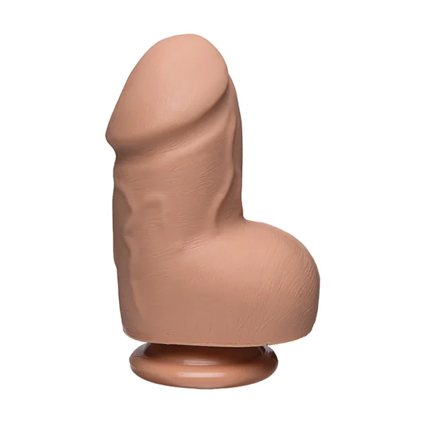 Doc Johnson The D Fat D realistiškas dildo su siurbtuku, ULTRASKYN, 15 cm