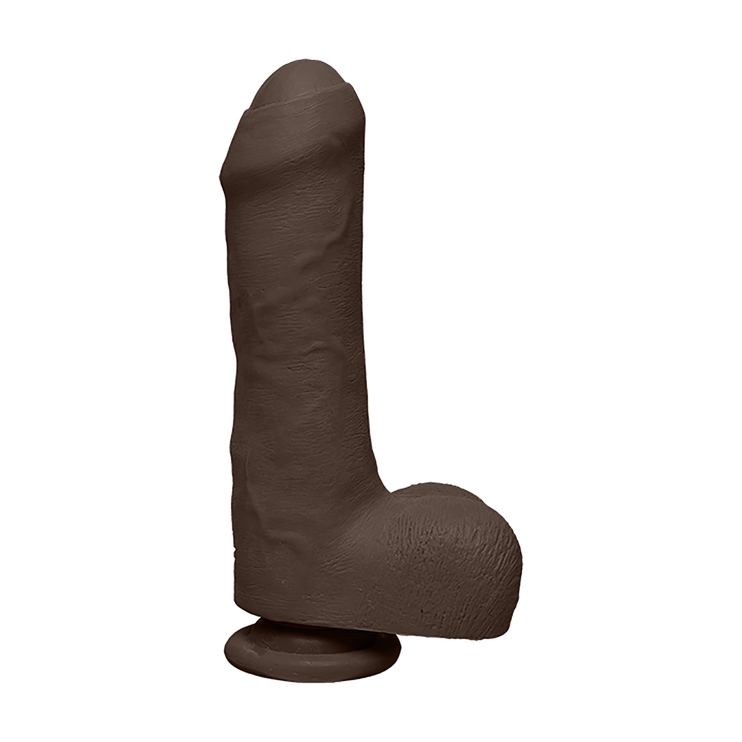 Doc Johnson The D Uncut ULTRASKYN realistiškas dildo su siurbtuku, 18 cm