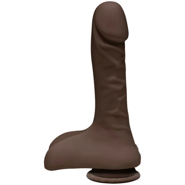 Doc Johnson The D Super D dildo su siurbtuku, ULTRASKYN, 22 cm