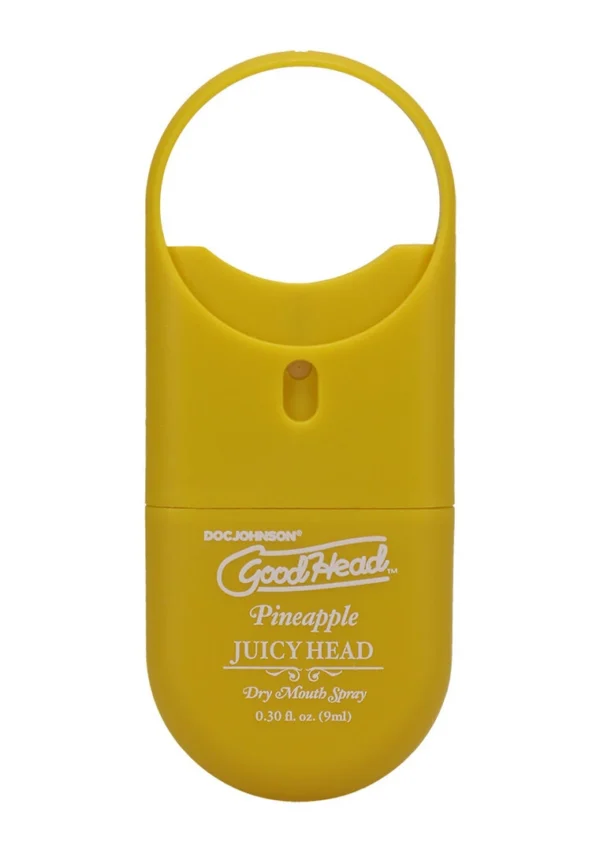 Doc Johnson GoodHead Juicy Head burnos purškiklis su ananasų skoniu, 9 ml