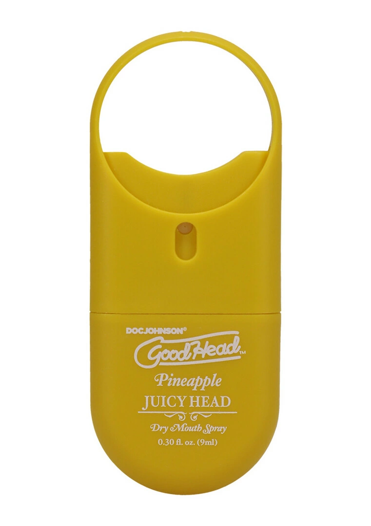 Doc Johnson GoodHead Juicy Head burnos purškiklis su ananasų skoniu, 9 ml