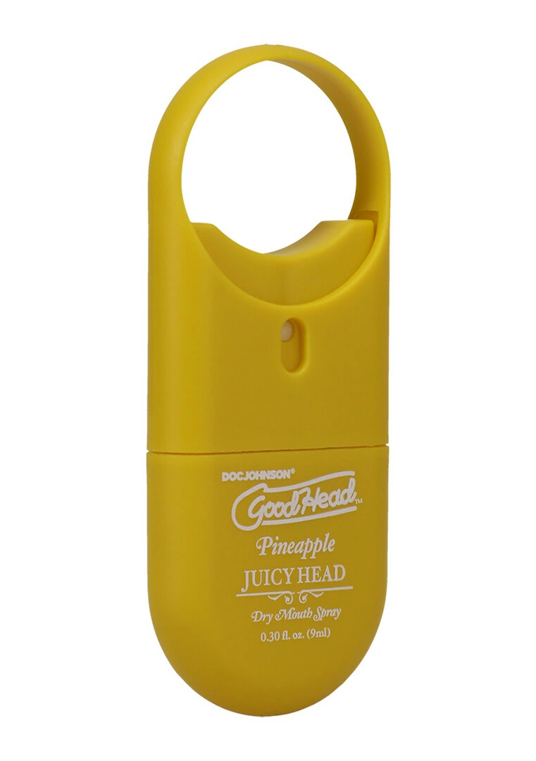 Doc Johnson GoodHead Juicy Head burnos purškiklis su ananasų skoniu, 9 ml