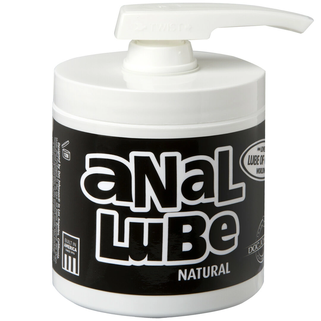 Doc Johnson Natural analinis lubrikantas vandens pagrindu su pompa, 177 ml