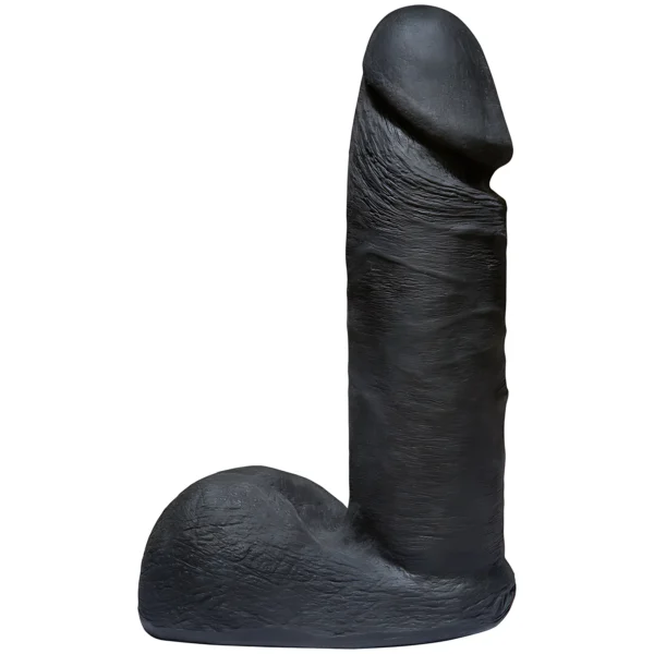 Doc Johnson Code Black Vac-U-Lock dildo priedas, ULTRASKYN, 15 cm, juodas