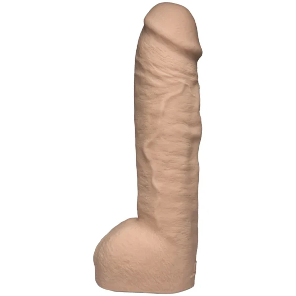 Doc Johnson Realistic Hung UR3 12″ XL dildo Vac-U-Lock sistemai, šviesiai smėlio spalvos