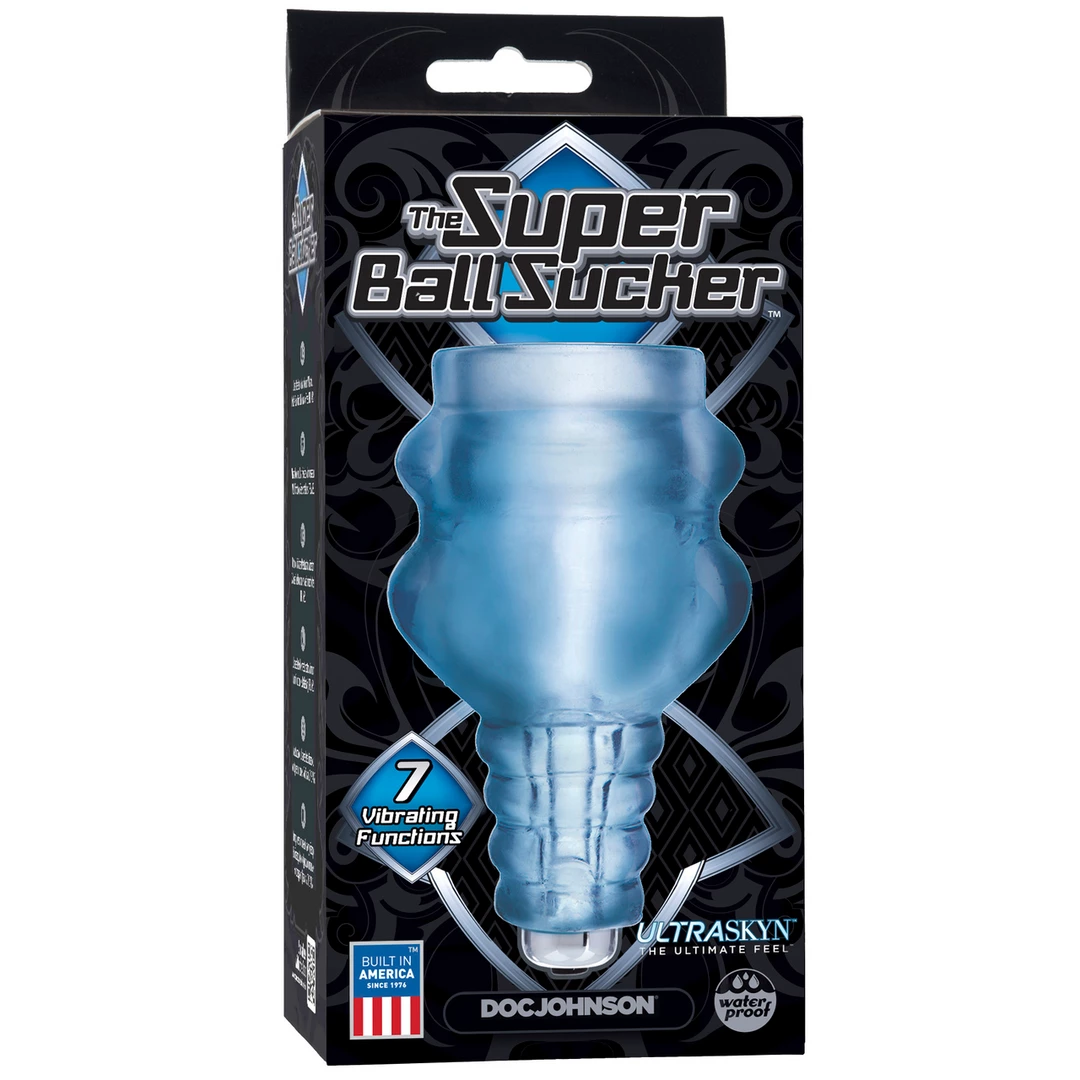 Doc Johnson Super Ball Sucker UR3 masturbatorius su vibracija