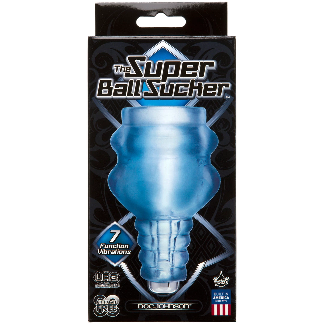 Doc Johnson Super Ball Sucker UR3 masturbatorius su vibracija