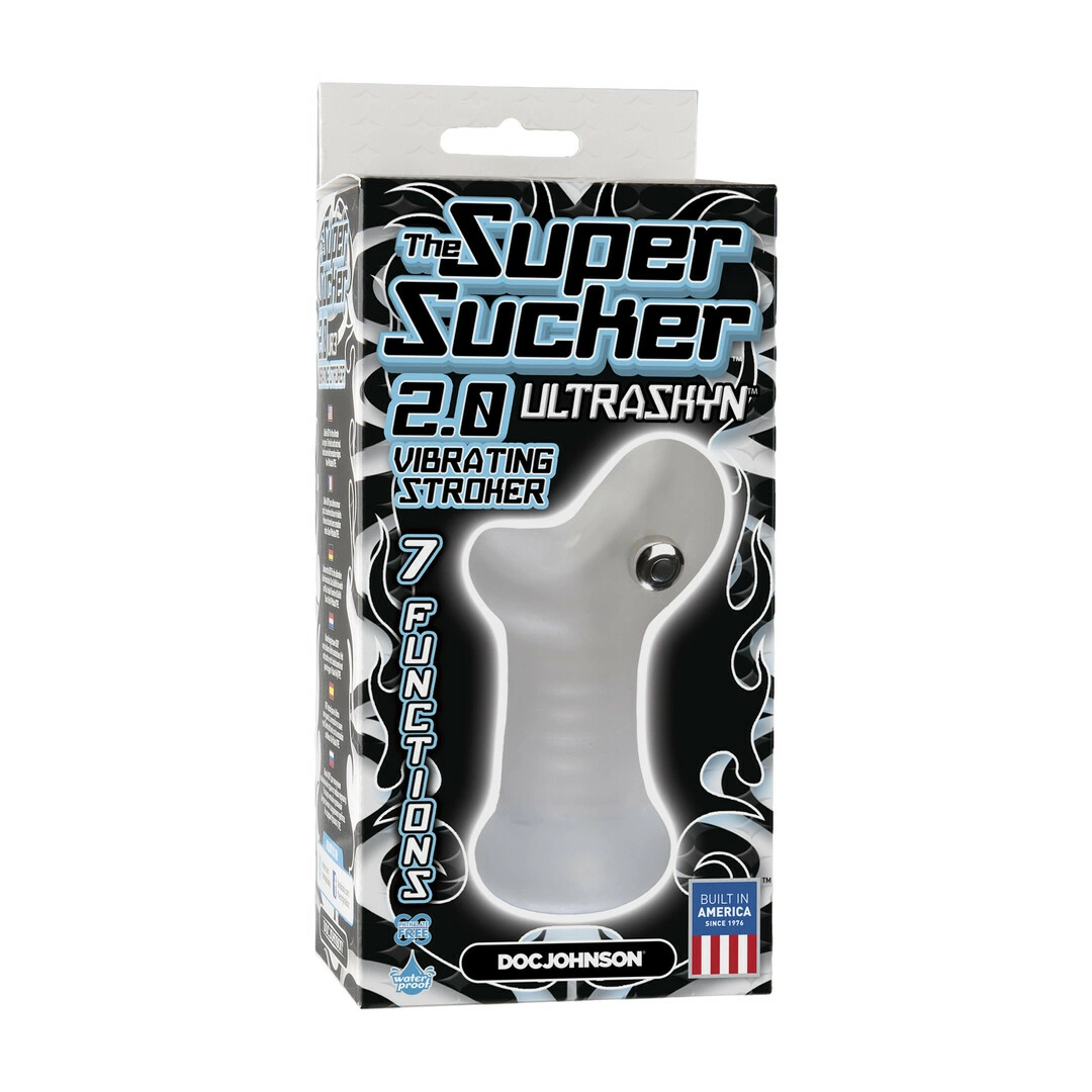 Doc Johnson Super Sucker 2.0 ULTRASKYN vibruojantis masturbatorius