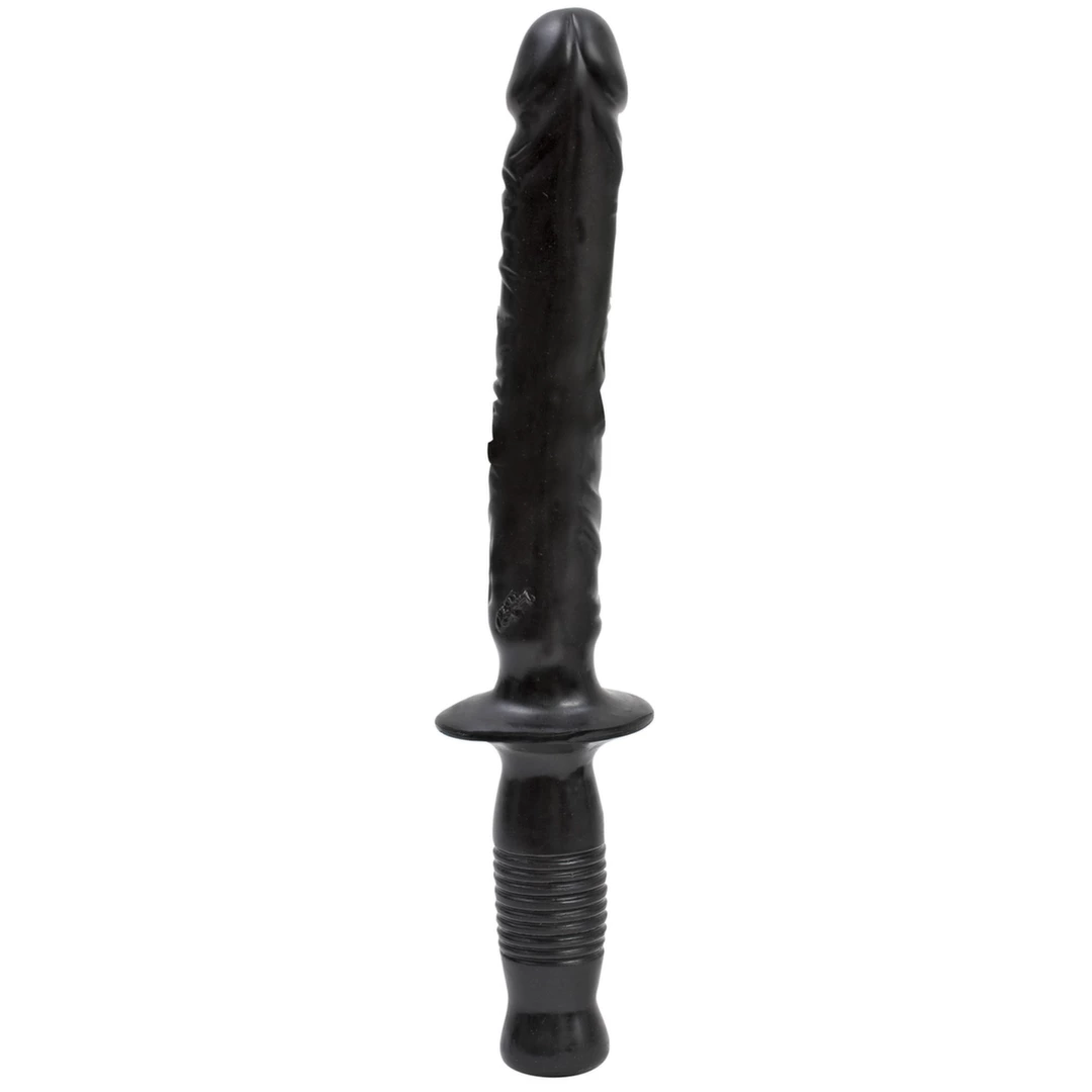 Doc Johnson Manhandler dildo su rankena, PVC, 37 cm