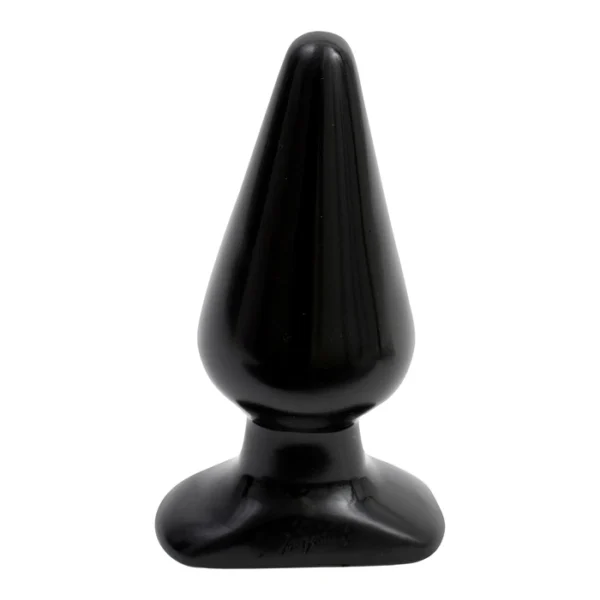 Doc Johnson Classic didelis analinis kaištis, 14 cm, juodas