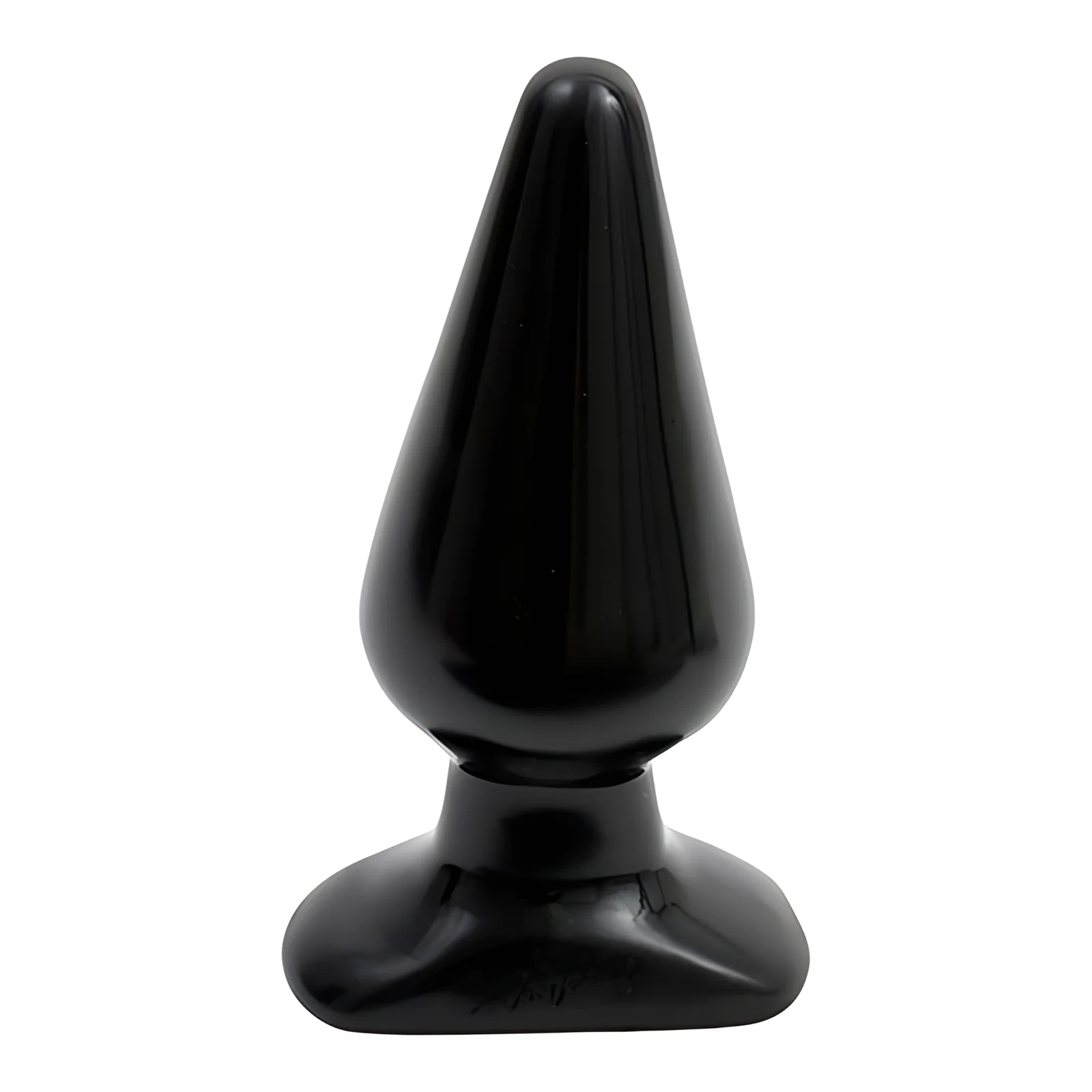 Doc Johnson Classic didelis analinis kaištis, 14 cm, juodas