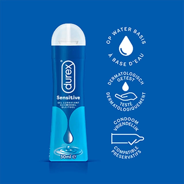 Durex Sensitive lubrikantas vandens pagrindu, gelis, 100 ml