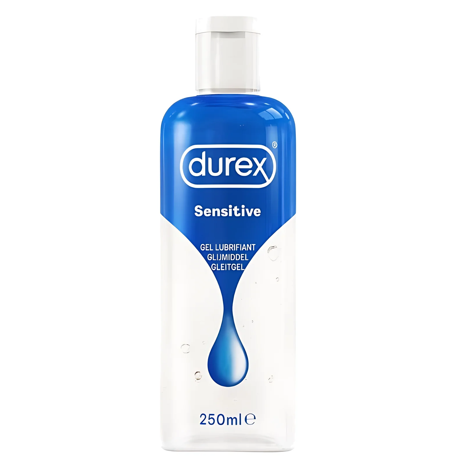 Durex Sensitive lubrikantas vandens pagrindu, 250 ml, be kvapo