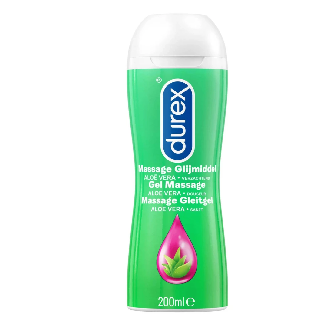 Durex 2in1 Aloe Vera masažo ir drėkinamasis gelis, 200 ml