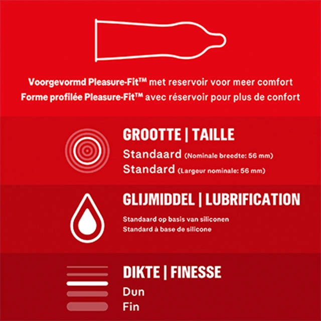 Durex Thin Feel Extra Lube prezervatyvai su papildomu lubrikantu, 10 vnt.