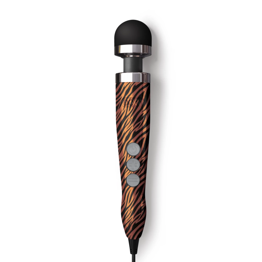 Doxy Die Cast 3 wand masažuoklis su laidu, Tiger