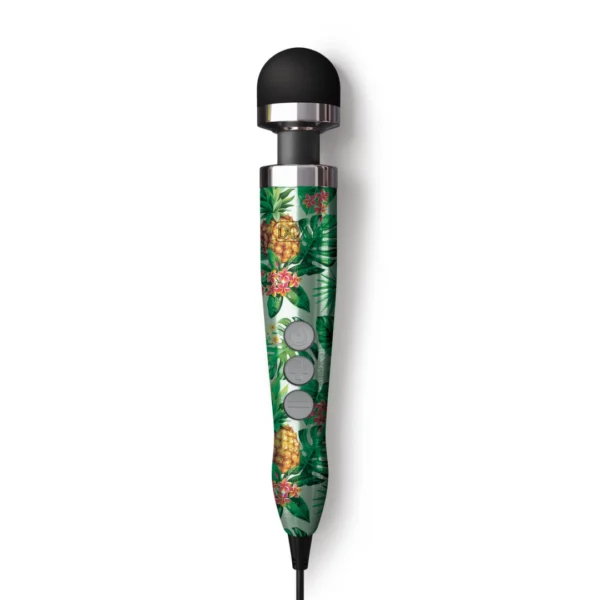 Doxy Die Cast 3 wand masažuoklis su laidu, Pineapple