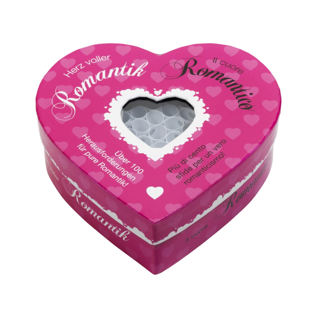 Tease & Please Il Cuore Romantico žaidimas poroms, 100 užduočių, vokiečių ir italų k.