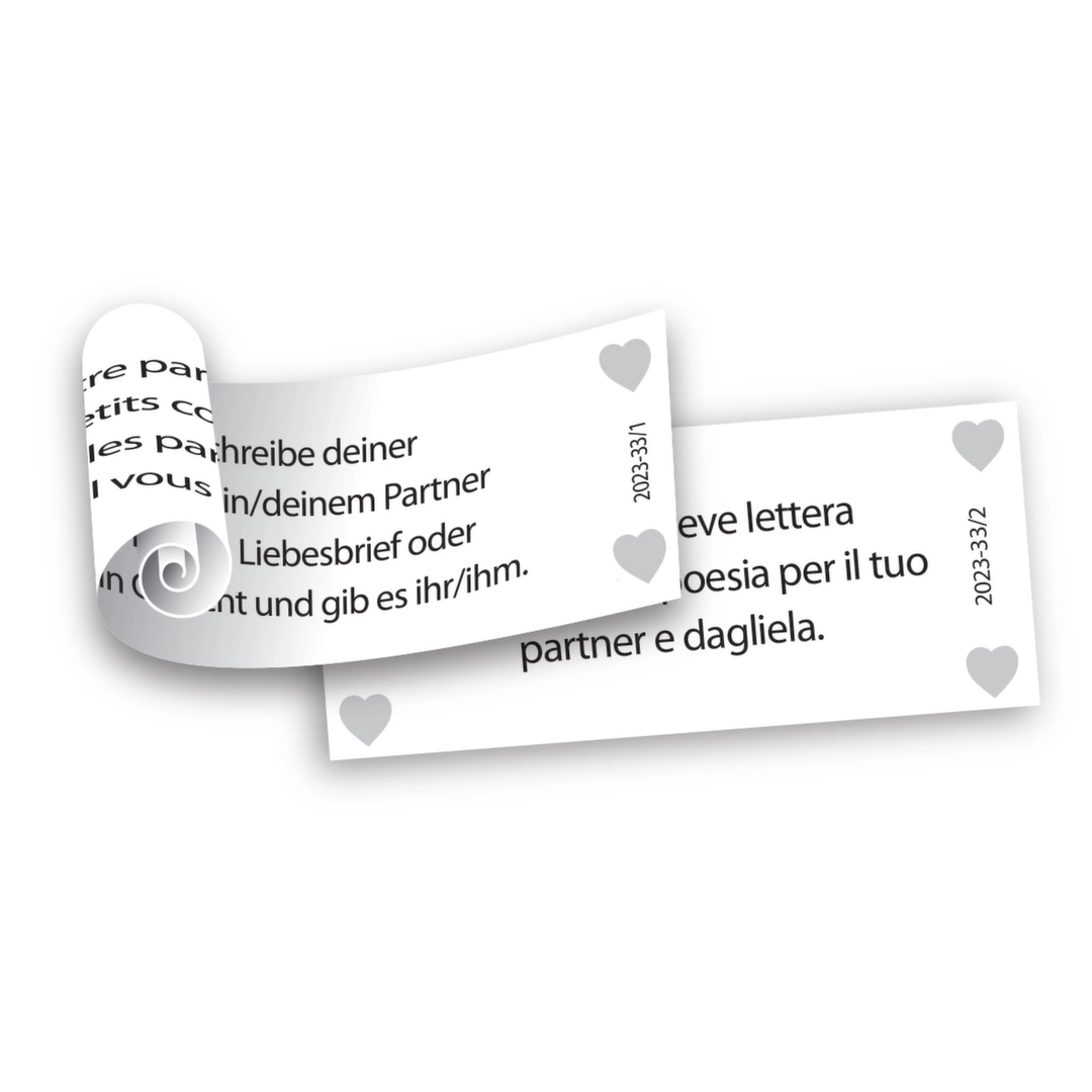 Tease & Please Il Cuore Romantico žaidimas poroms, 100 užduočių, vokiečių ir italų k.