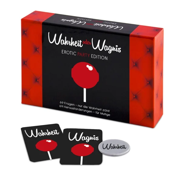 Tease & Please Wahrheit oder Wagnis žaidimas suaugusiems vakarėliams, vokiečių kalba
