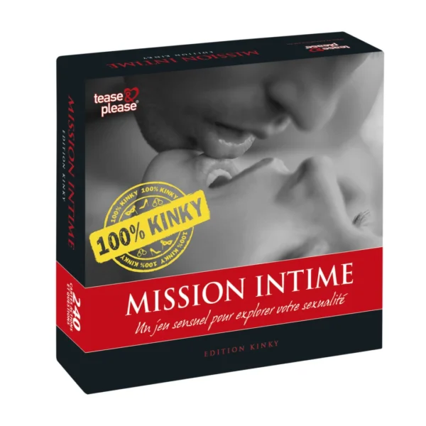 Tease & Please Mission Intime 100% Kinky žaidimas poroms, prancūzų kalba