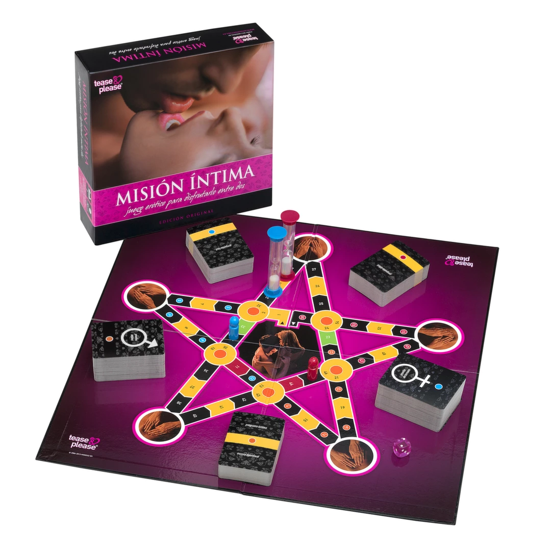 Tease & Please Mision Intima Original Edition žaidimas poroms, ispanų kalba