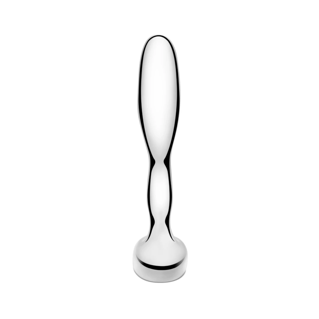 b-Vibe prostatos masažuoklis iš nerūdijančio plieno, M